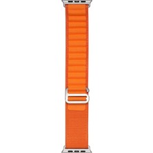 Apple Watch 7 45MM Band-74 Örgü Nefes Alan Hafif Hasır Kordon