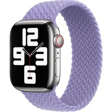 Apple Watch 44MM Tek Parça Xsmall Beden Tasarımlı Nefes Alan Hafif Örgü Kordon KRD32
