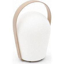 Gümrük Bey Starry Beige Şarjlı Masa Lambası Modern Dekoratif LED Işık Taşınabilir Tasarım - Alüminyum