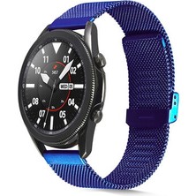 Gear S3 (22MM) Metal Hasır Nefes Alan Hafif Örgü Kordon KRD45