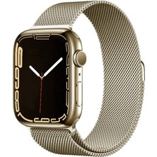 Apple Watch 45MM BAND01 Şık Sağlam Metal Kordon