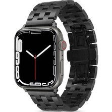 Apple Watch 38MM Katlamalı Şık Sağlam Metal Kordon KRD20
