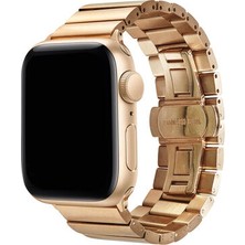 Apple Watch 44MM Katlamalı Klipsli Şık Sağlam Metal Kordon KRD41