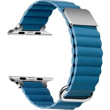 Apple Watch 42MM Şık Manyetik Tokalı Zarif Deri Kordon KRD78