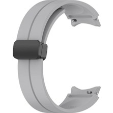 Galaxy Watch 4 Classic 42MM Metal Tokalı Esnek Yumuşak Konforlu Silikon Kordon KRD84