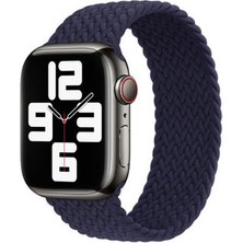 Apple Watch 40MM Tek Parça Small Beden Tasarımlı Nefes Alan Hafif Örgü Kordon KRD32
