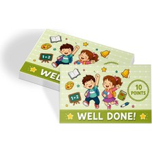 heptex Well Done Öğrenci Başarı Kartı 50 Adet