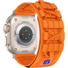 Apple Watch Ultra 49MM Uyumlu Nefes Alan Hafif Hasır Kordon Krd-99