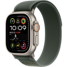 Apple Watch Ultra 49MM Hasır Tasarımlı Şık Nefes Alan Hafif Örgü Kordon KRD77