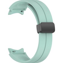 Galaxy Watch 4 44MM Metal Tokalı Esnek Yumuşak Konforlu Silikon Kordon KRD84