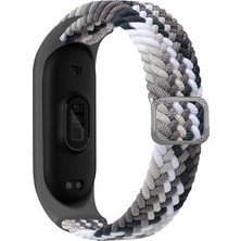 Xiaomi Mi Band 5 Hasır Esnek Örgü Şık Konforlu Naylon Kordon KRD49