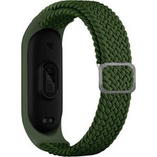 Xiaomi Mi Band 3 Hasır Esnek Örgü Şık Konforlu Naylon Kordon KRD49