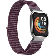 Mi Watch Lite Hasır Örgü Yapılı Naylon Şık Konforlu Kumaş Kordon (Redmi Watch) KRD61