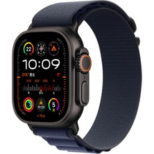 Apple Watch 7 45MM Hasır Bükülmelere Dayanıklı Şık Nefes Alan Hafif Örgü Kordon KRD74