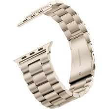 Apple Watch 38MM Band-04 Şık Klasik Sağlam Metal Kordon