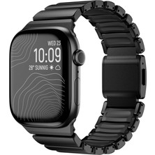 Apple Watch 44MM KRD-151 Pro Manyetik Şık Sağlam Metal Kordon