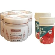 Medigeni Three Brand Vücut Kremi 100 ml Arnavut Kremi3 Adet + Rus Merhemi 50 ml 2 Adet