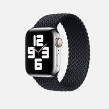 Apple Watch Ultra 49MM Tek Parça Medium Beden Tasarımlı Nefes Alan Hafif Örgü Kordon KRD32