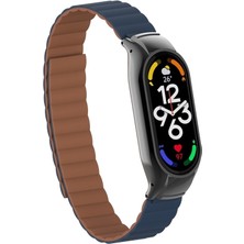 Xiaomi Mi Band 7 Mıknatıslı Şık Zarif Deri Kordon KRD69