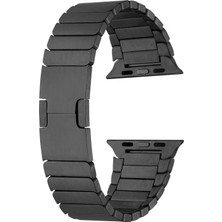 Apple Watch Ultra 49MM Çizgi Tasarımlı Şık Sağlam Metal Kordon KRD82