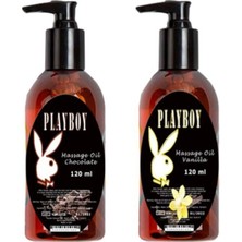 Medigeni Playboy Massage Oil Chocolate And Vanilla FRAGRANCES120 ml Çikolata ve Vanilya Kokulu Vücut Masaj Yağı