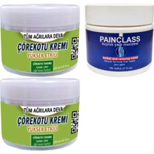 Medigeni Çörek Otu Kremi 150 ml Büyük Boy Krem + Painclass Kuyruk Yağı Kremi 150 ml / Kas Diz Dirsek Sırt Bel Iskelet Agrilarina Masaj Seti