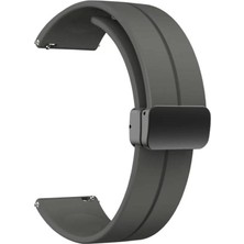 Galaxy Watch Active 2 40MM Metal Tokalı Esnek Yumuşak Konforlu Silikon Kordon KRD84