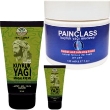 Medigeni Ibn-I Sina Kuyruk Yağı Dindirici Krem Kas Sırt Bel El Ayak Kullanım 50 ml + 150 ml Painclass Büyük Boy Teskin Kremi