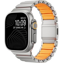 Apple Watch Ultra 49MM Ultra Titan Yumuşak Konforlu Silikon Kordon KRD-152
