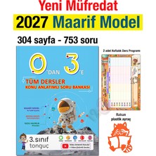 Tonguç Akademi 3. Sınıf 2027 0'dan 3'e Tüm Dersler Konu Anlatımlı Soru Bankası Maarif Model Yeni Müfredat
