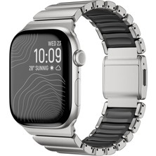 Apple Watch 42MM KRD-151 Pro Manyetik Şık Sağlam Metal Kordon