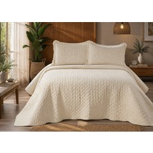 Kapreo Home Viona Çift Kişilik Renkli Nakışlı Premium Kadife Yatak Örtüsü Seti 250X260 cm