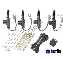 Universal 12V Merkezi Kilit Seti 4 Motorlu