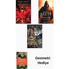 Epsilon Yayınevi Peter V. Brett 3 Kitap Seti + Geometri Hediye