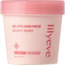 Lilyeve Repair:turn Gelato Hair Pack Bouncy Berry – Yıpranmış Saçlar Için Protein Bakım Maskesi 200ML
