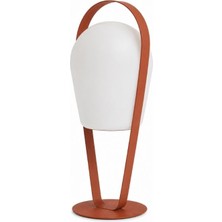 Gümrük Bey Bob Xl Hıgh Loop LED Kiremit Renk Lamba 21,5 x 19 x 44,5 cm Alüminyum  - Polietilen Beyaz Dekoratif Aydınlatma