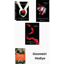 Epsilon Yayınevi Stephenie Meyer 3 Kitap Seti + Geometri Hediye