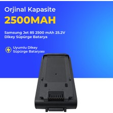 Ümit Maker Samsung Jet 85 2500 Mah 25.2V Dikey Süpürge Batarya