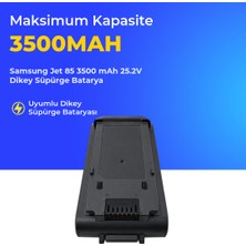 Ümit Maker Samsung Jet 85 3500 Mah 25.2V Dikey Süpürge Batarya