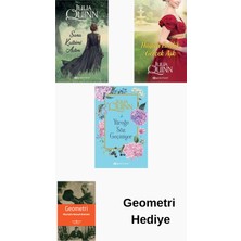 Epsilon Yayınevi Julia Quinn 3 Kitap Seti + Geometri Hediye