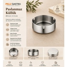 Paslanmaz Küllük Ø:8 cm H:3 cm