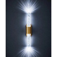 Backhome Bubblelight Small 31 cm Modern Tasarım LED Aplik - Duvar Lambası - Gold -  Pilli - Beyaz LED