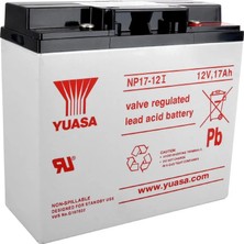 Yuasa NP17-12I - 12V 17 Ah Bakımsız Kuru Akü