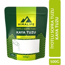 Himalife İyotlu İnce Kaya Tuzu 500 gr Türkiye Menşeli Doğal Tuz Özellikleriyle