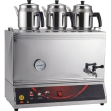 Mutline 3 Demlikli Elektrikli Pleytsiz Çay Kazanı, Çay Ocağı 42 Lt