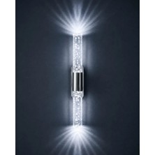 Backhome Bubblelight Small 31 cm Modern Tasarım LED Aplik - Duvar Lambası - Antrasit Gri -  Pilli - Beyaz LED