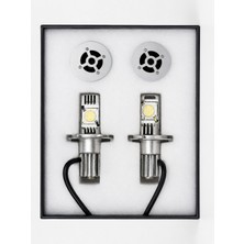 EP Garaj Otomotiv Üniversal H4 Mavi Turbo Xenon LED Far Ampulü 3600 Lümen 5000 Kelvin