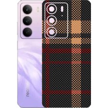 Kapps Realme C75 ile Uyumlu Rainbow Serisi Premium Arka Kapak Kaplama(Kenarlar Yoktur!)