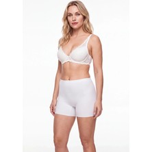 Uslular Iz Yapmaz Dikişsiz Kadın Micro Boxer&külot Beyaz