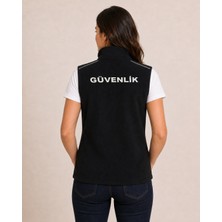 Arthur Kışlık Kadın Nakış Işlemeli 3 Cepli Polar Özel Güvenlik Yeleği - Reflektörlü